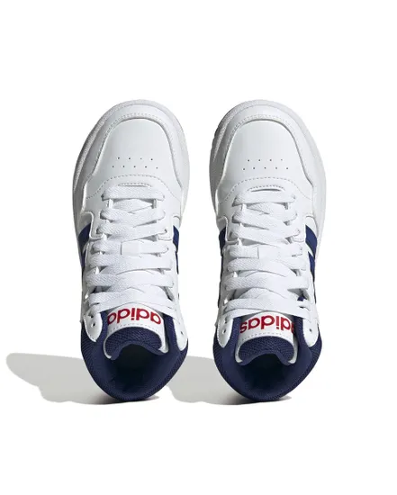 Chaussures hautes Enfant HOOPS MID 3.0 K Blanc