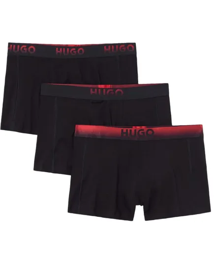 Lot de 3 boxers Homme TRUNK TRIPLET SPRAY Noir