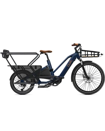 Vélo électrique cargo Unisexe EQUO 3.1 iPA432 FAMILY PACK Bleu Boréal