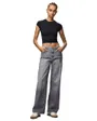 Jeans Femme PCSILKE MW Wide Jeans