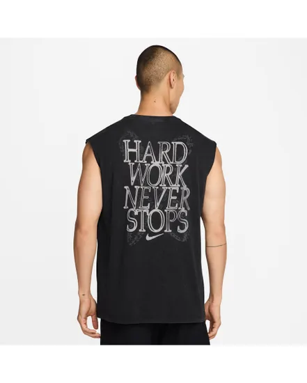 Débardeur Homme M NK TEE LSE SL TRAIN HRD WRK Noir