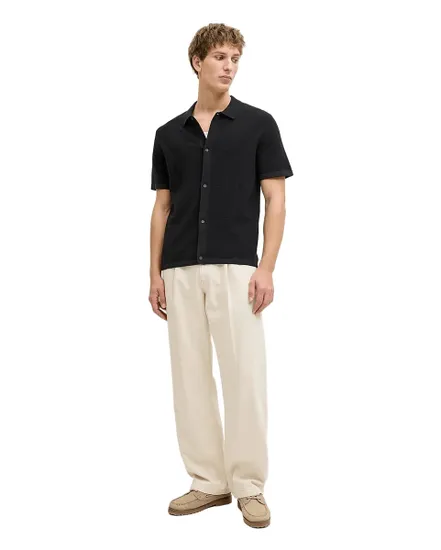 Chemise Tricotée Homme JJEGeorge Noir