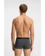 Lot de 3 boxers Homme TRUNK 3P BOSS ONE D Beige Clair