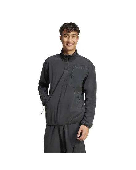 Polaire col zip Homme M CE Q4 HZ Noir