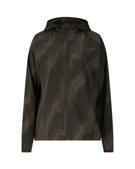Veste à capuche Femme MALAKAS W AOP JACKET Marron