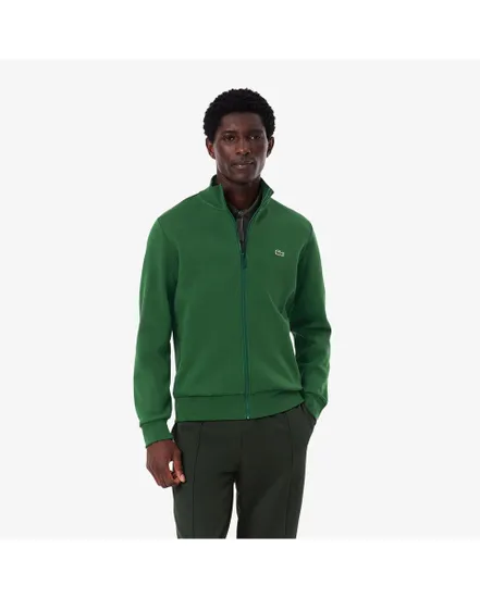 Sweat col zip Homme MEN S SWEATSHIRT FLEECE Vert