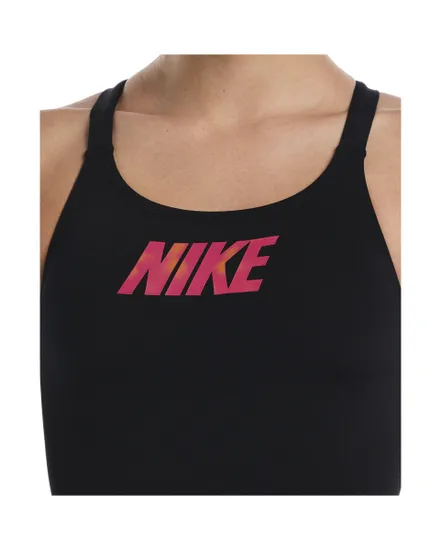 Maillot de bain Femme NIKE HYDRASTRONG LOGO GRAPHIC Noir