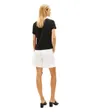 T-Shirt Femme Col V Lin Coton