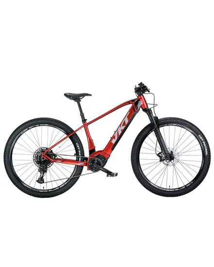 VTT électrique semi rigide Unisexe SIOX 29 SX 12V 711WH Noir/Rouge