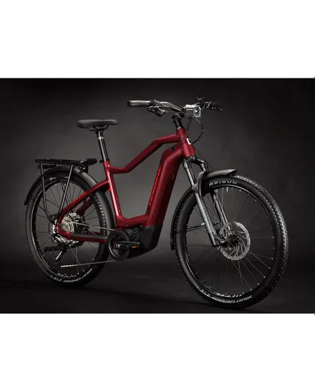 Vélo électrique trekking Unisexe TREKKING 11 HIGH Rouge Carmin