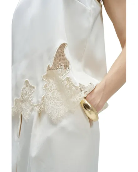 Top Femme Satin Bretelles Réglables Dentelle