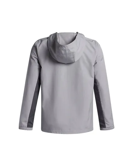 Veste zip à capuche Enfant UA B RIVAL WVN JACKET Gris