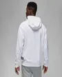 Sweatshirt à capuche manches longues Homme M J PSG FLC FZ Blanc