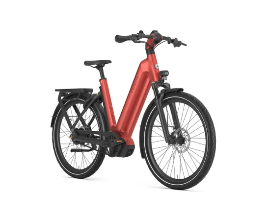 Vélo électrique urbain/trekking Unisexe ECLIPSE C380 HMB 750WH Orange Métallique