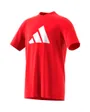 T-shirt manches courtes Enfant U 3 BAR TEE Rouge