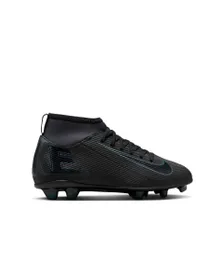 Crampons de football Enfant JR SUPERFLY 10 CLUB FG/MG Noir