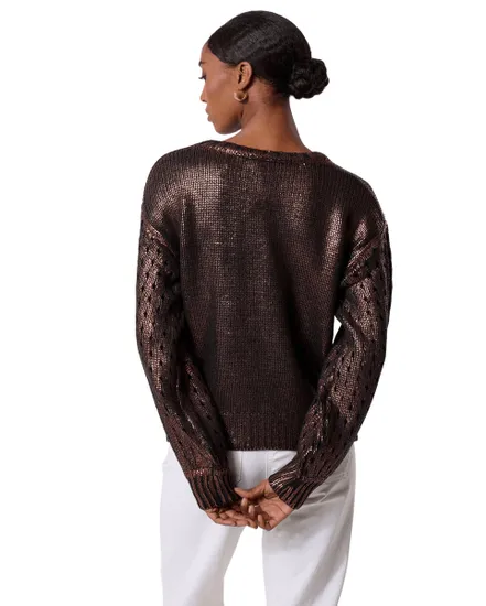 Pull Femme PCJAVIS Foil Knit