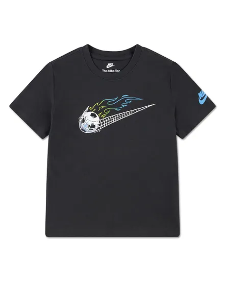 T-shirt Jeune enfant NKB SOCCER SWOOSH TEE Noir