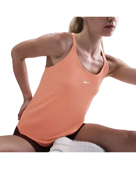 Débardeur Femme W NK ONE CLSC DF STRPY TANK WT Orange