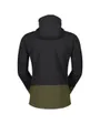 Veste softshell Homme EXPLORAIR SOFTSHELL SL Noir/Vert Sapin