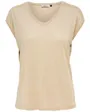 ONLSILVERY S/S V NECK LUREX TOP JRS NOOS