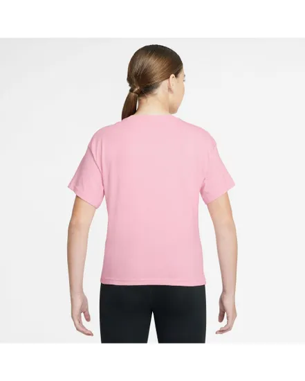 T-shirt Fille G NSW TEE BOXY ESSNTL LBR Rose
