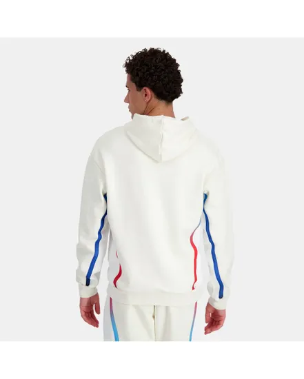 Sweat à capuche homme Village Equipe de France Olympique - Ecru
