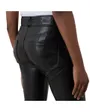 Pantalon Femme DESTINY CROPPED SKINNY IN BLACK PU Noir