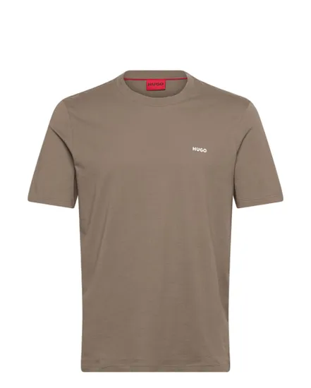 T-shirt col rond Homme DERO222 Beige Medium