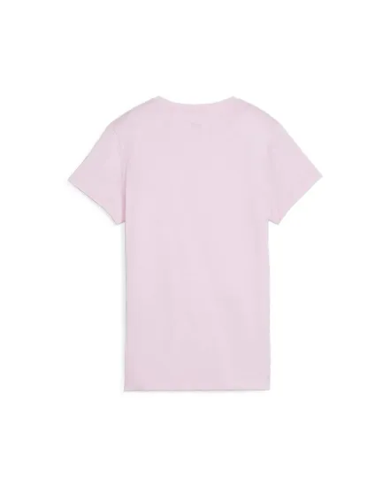 T-shirt Femme W ESS+ EMBROI TEE Rose