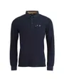 Polo manches longues Homme Bleu