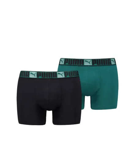 Lot de 2 Boxers Homme Logo Block