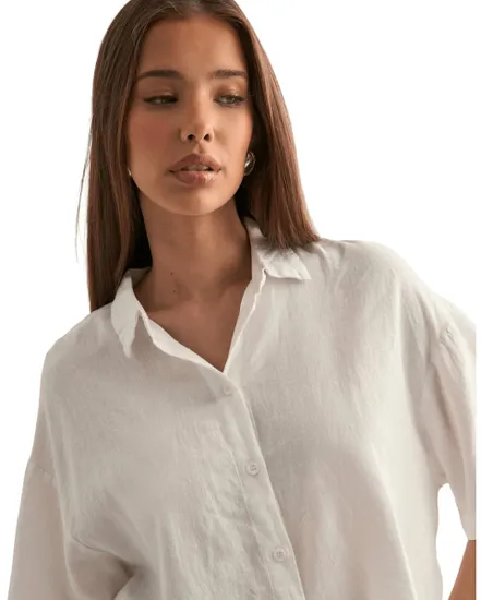 Chemise Femme VMLINN 2/4 Short Shirt WVN NOOS