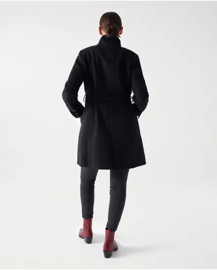 Manteau Femme THE REIMAGINED WOOL COAT Noir