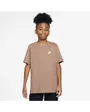 T-shirt Enfant plus agé K NSW TEE EMB FUTURA LBR Beige