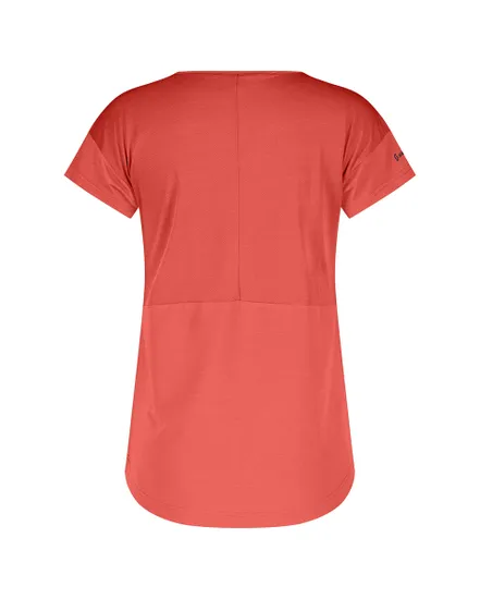 Maillot manches courtes Femme TRAIL FLOW DRI Rouge clair