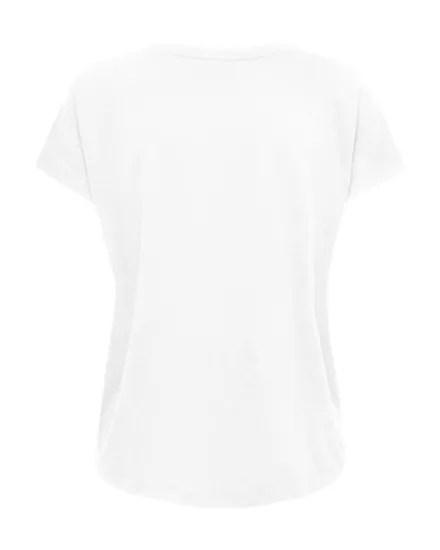 T-shirt Femme ONPAUB-MIE LIFE ON SS BAT JRS TEE Blanc