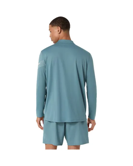 Haut d'entrainement Homme ICON LS 1/2 ZIP TOP Vert