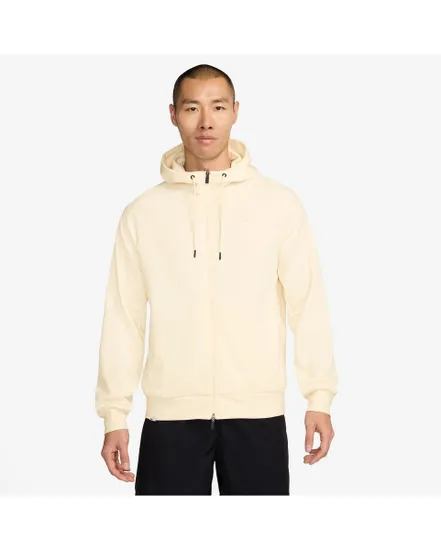 Sweat à capuche Homme M NK DF UV PRIMARY FZ HOODIE Beige