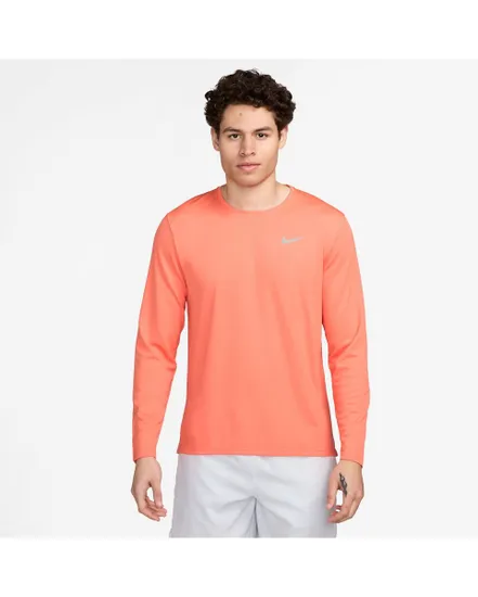 T-shirt Homme M NK DF UV MILER TOP LS Orange