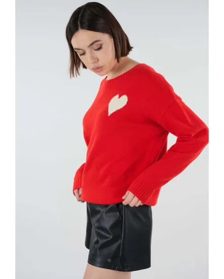 Pull Femme ADONIS PU W Rouge