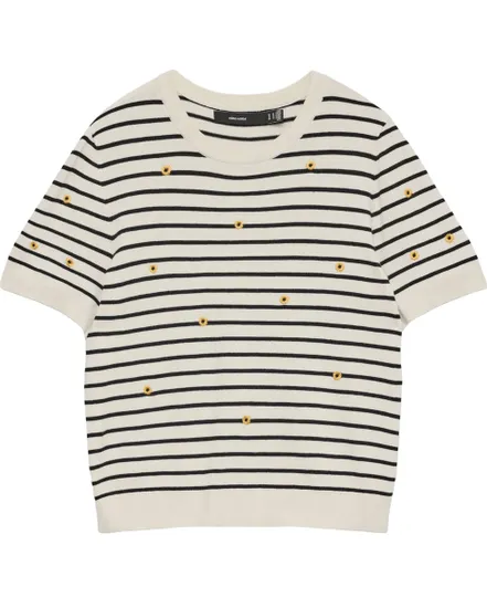 T-Shirt Tricoté Femme Carmelia Sunflower SS