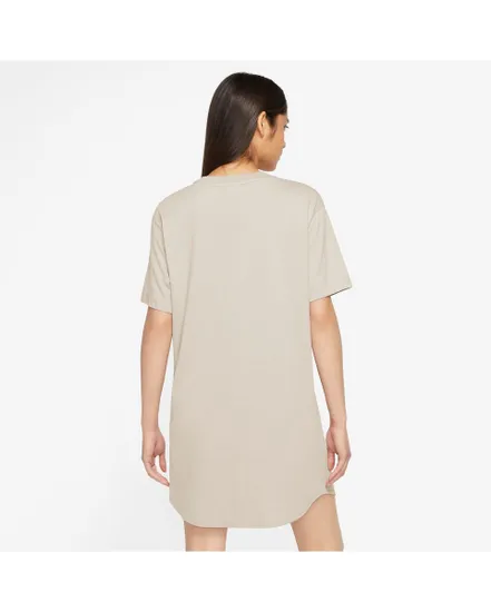 Robe Femme W NSW ESSNTL SS DRESS TSHRT Beige