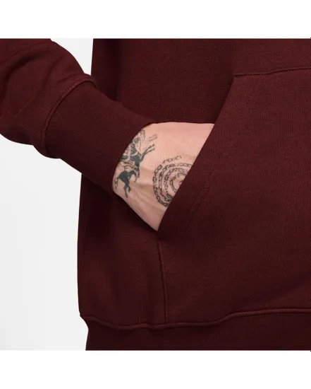 Sweat zip à capuche Homme M NK CLUB BB FZ HOODIE Bordeaux