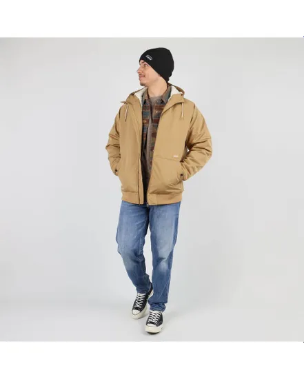 BLOUSON CANVAS DOUBLE SHERPA Homme Beige