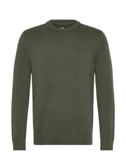 Pull col rond Homme SLIM ESS SWEATER Vert