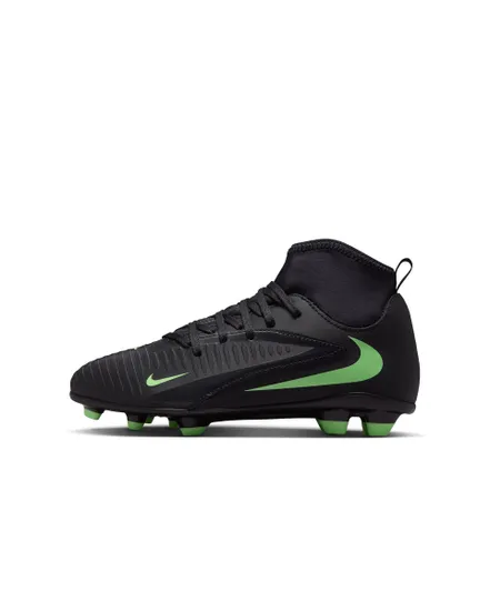 Crampons Enfant JR PHANTOM 6 HIGH CLUB FG/MG Noir