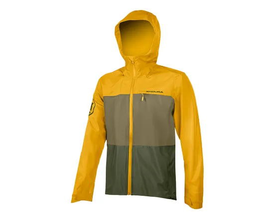Veste imperméable Homme SINGLETRACK II Jaune Moutarde