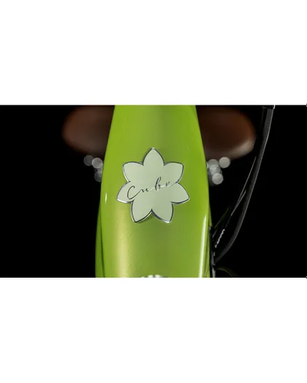 Vélo électrique urbain Femme ELLA RIDE HYBRID 500 Vert