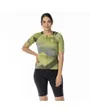 Maillot manches courtes Femme RC PREMIUM CLIMBER Vert Sapin/Jaune